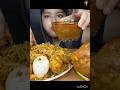 ASMR EATING SPICY 🔥 CHICKEN BIRIYANI #mukbang #asmreating #asmr #asmrfood #youtubeshort #shortsasmr
