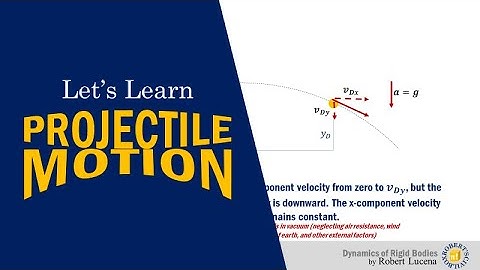 Projectile Motion - Dynamics of Rigid Bodies Lecture Series Part 5