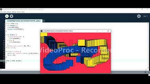 #ujianprocessing_kloter1 Objek Bergerak (Processing)