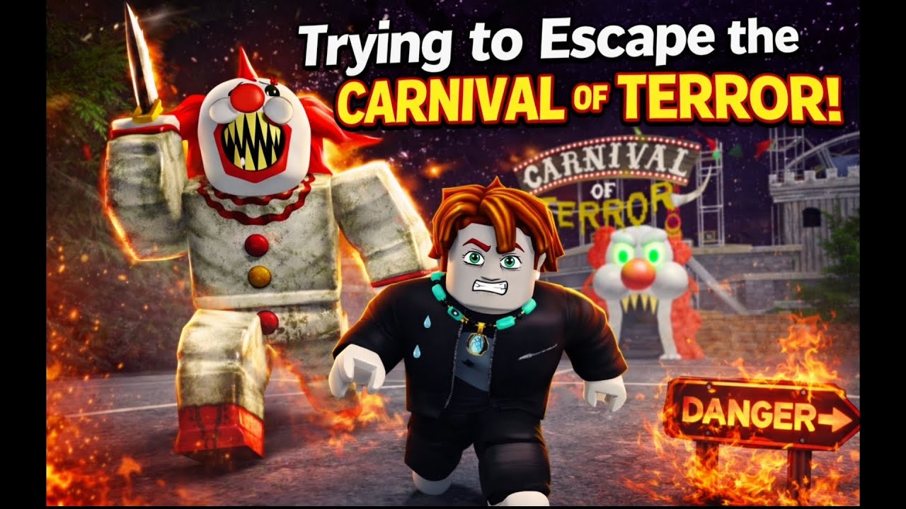 Can we Escape??? #roblox #viralgame #carnivalofterror #viralvideo #bestgame #gaming #gameplay 