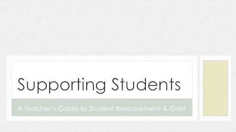 Supporting Students: A Teacher