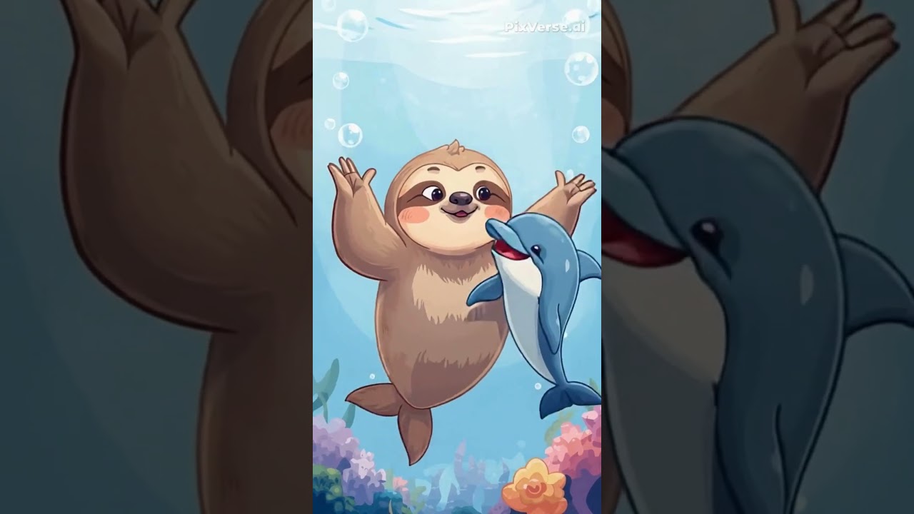 “Animal Superpower: Sloths vs. Dolphins 🤯”