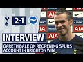 INTERVIEW | GARETH BALE ON FIRST GOAL SINCE SPURS RETURN | Spurs 2-1 Brighton