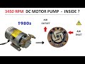 3450 RPM - 12 Volt DC Motor Pump ( GENERAL ELECTRIC ) - What's Inside / 1982 Technology