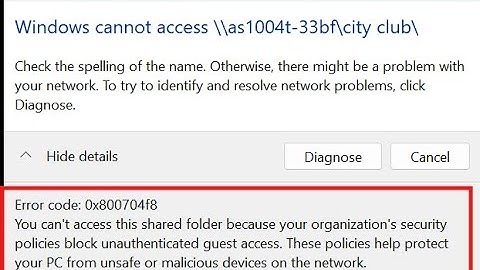 How to fix Network Error code 0x800704f8 in Windows 11 24H2