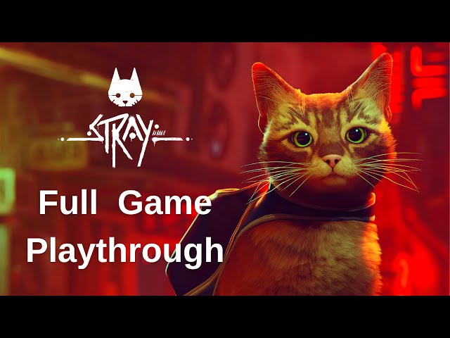 PS5™ STRAY the CAT game Gameplay Playstation®5