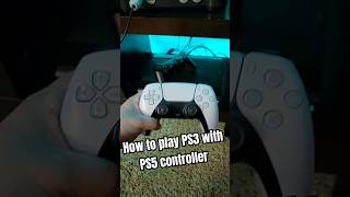 How to connect PS5 Controller to PS3 #ps3 #retrogaming #gaming #ps5