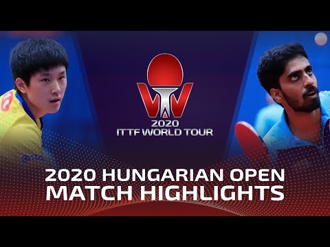 Tomokazu Harimoto vs Gnanasekaran Sathiyan | 2020 ITTF Hungarian Open Highlights (R16)