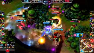 LCS 2014 NA W10D2 Spring - CLG vs XDG - Aphromoo- Alistar Flash