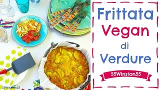 Frittata Vegan di Verdure ~ Senza Uova e Cotta al Forno ~