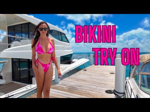 Bikini Try On in the Bahamas