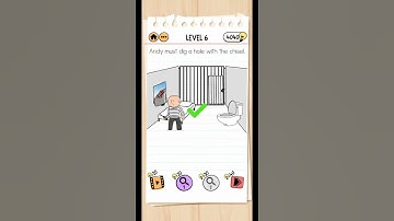 Brain Test 2: Tricky Stories - Prison Escape Level 6 Solution / Walkthrough