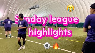 Mic’d up Sunday league highlights (goat scored)