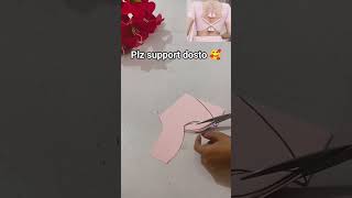 Plz support me guys 🙏😭 blouse design ✅💫 #nonfollowers #latest #viral #shorts #viralvideo #youtube
