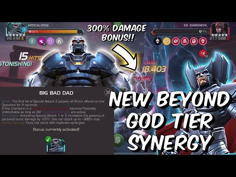 New Beyond God Tier Apocalypse Synergy with Stryfe 300% Bonus Damage!! – Marvel Contest of Champions