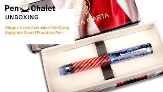 Dive into Patriotic Luxury: Old Glory Sapphire Grand Pen Unboxing!