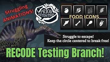 NEW Struggling Animations & MORE! | Prior Extinction Recode News Update