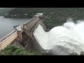 Srisailam Dam with Open Gates, Spectacular Water Flow..
