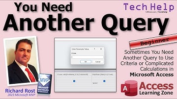 Sometimes You Need Another Query to Use Criteria or Complicated Calculations in Microsoft Access