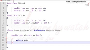 Multiple Inheritance by using Interface | Learn JAVA with practical examples | Vineet Agarwal