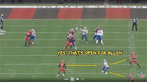 Bills QB Josh Allen’s Arm Strength | Spacing Concept (D-Pivot) to Cole Beasley