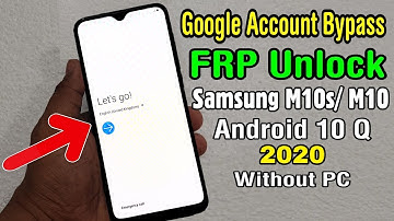 Samsung M10s/ M10 Google Account/ FRP Bypass 2020 || ANDROID 10 Q (Without PC)