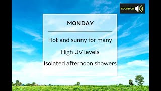 Monday morning forecast 19/07/21