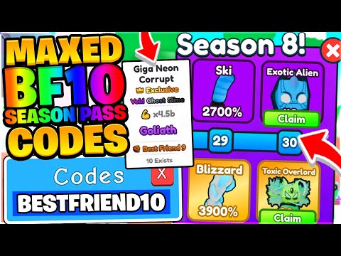 MAXED PREMIUM SEASON 8 BF10 PET CODES IN ARM WRESTLE SIMULATOR Roblox