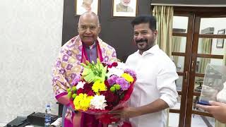 CM  Revanth Reddy met former President Ramnath Kovind at Raj Bhavan in Hyderabad screenshot 3