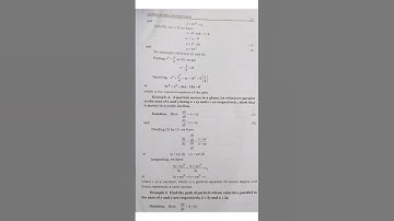 #DYNAMICS#Ex.1.1(Solution)#MotionAlongA_PlaneCurve#BscBa6thSem