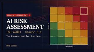 ISO 42001 Clause 6.1 Explained: The AI Risk Assessment Every Law Firm Is Missing (Module 4)