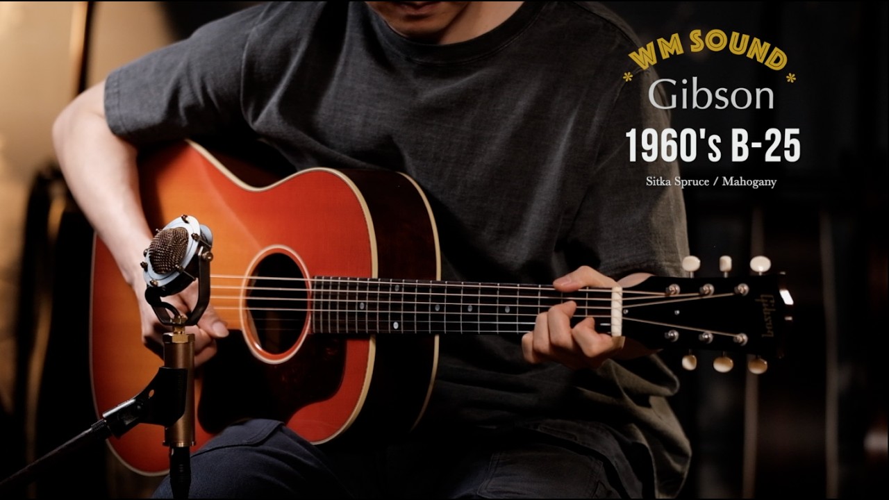 YAMAHA Dynamic No1B 60年代 イケオジすぎるギター B-25 2018 Gibson 1960's B-25 - YouTube