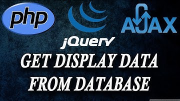 ajax jquery php getting and display data from database part 4