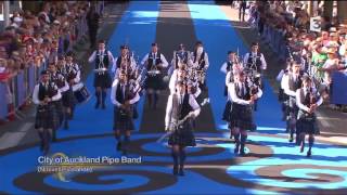 City of Auckland Pipe band - Grande Parade