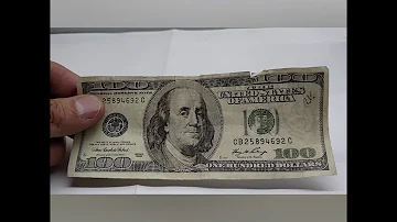 FAKE!!!! $100 dollar bill.