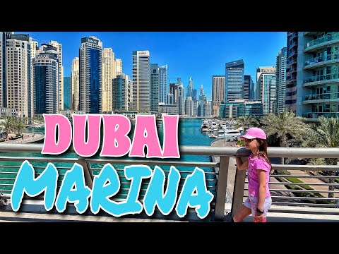 Dubai Marina Beach way from Marina Byblos Dubai Hotel 2020