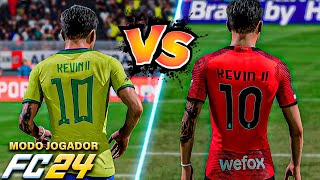 KEVIN É MELHOR NO TIME ou NA SELEÇÃO? - MODO CARREIRA JOGADOR EA FC 24 TEMP. 02 #EP 11 (PC)