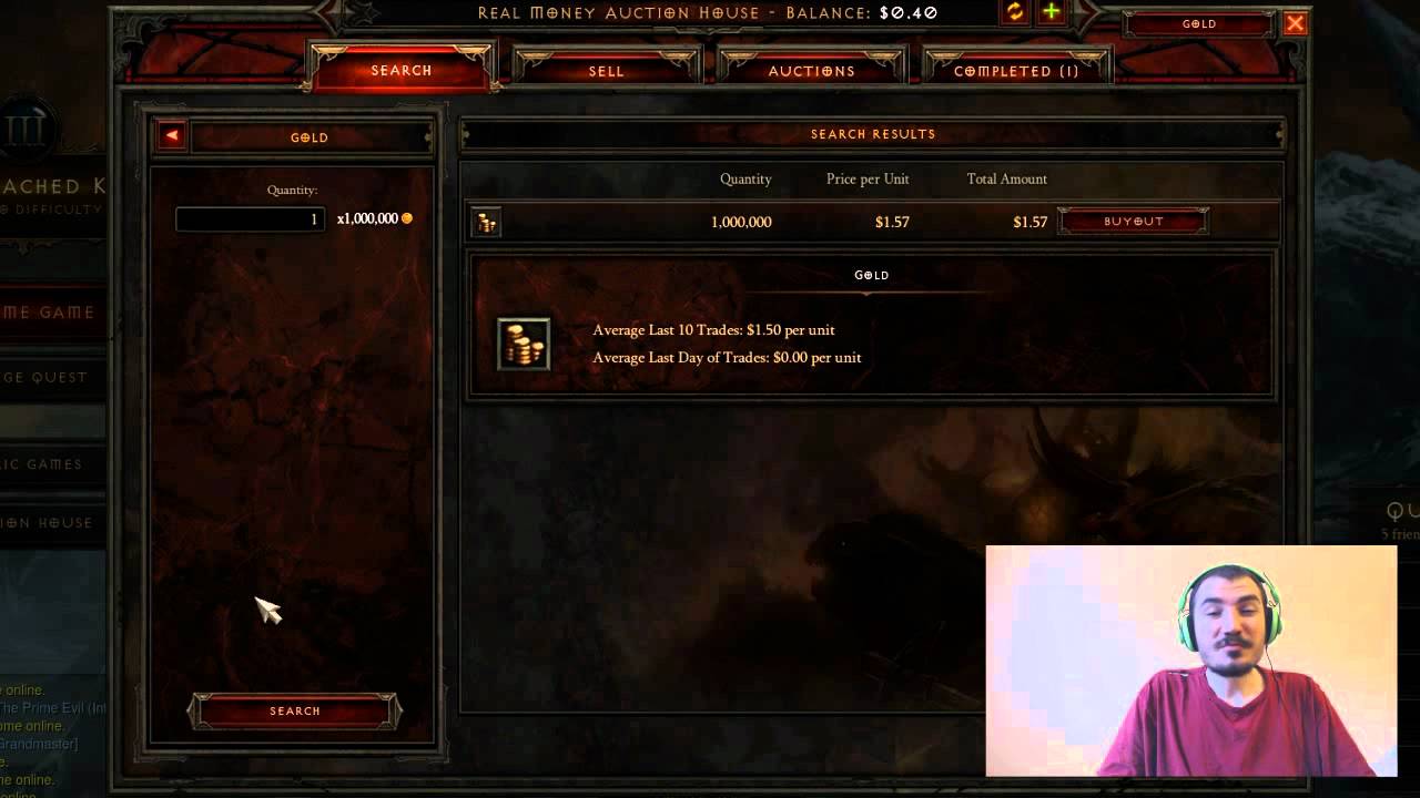 [Diablo 3] Auction Housing In 1.0.4