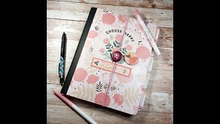 Turning an altered composition notebook into a planner part 1!
