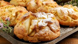I learned this trick at a bakery! Lots of APPLES and a little dough!