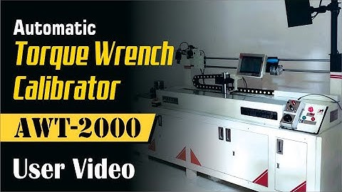 Automatic Torque Wrench Calibrator | AWT 2000 | User Video | Multitek Technologies | 2022 | Hindi