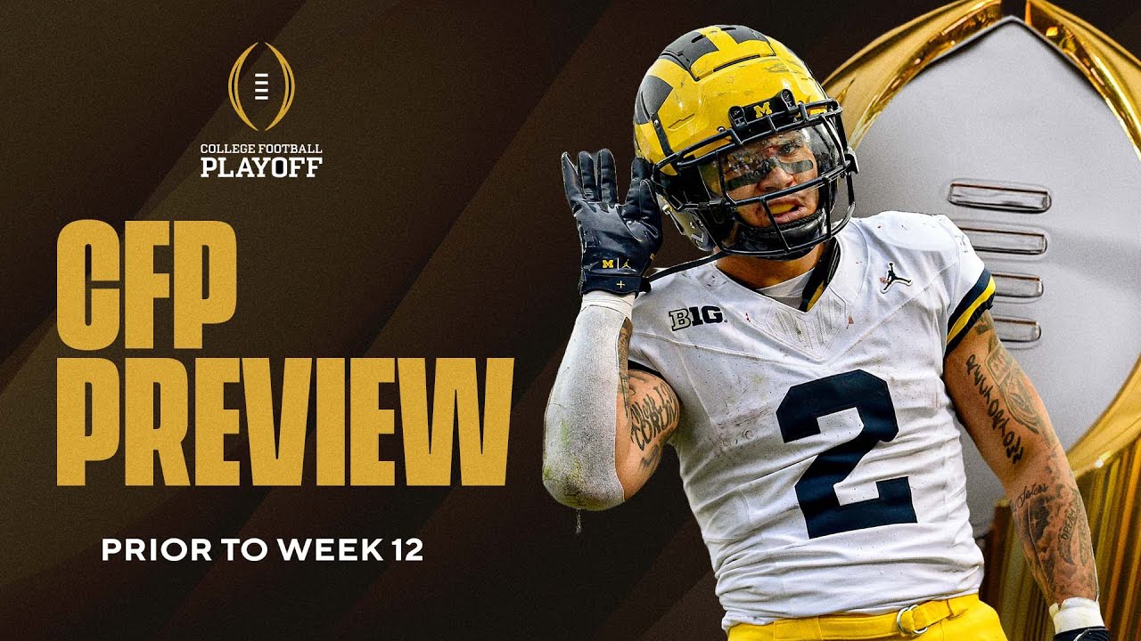 College Football Playoff Ranking Predictions No. 3 Michigan On The Rise After BIG WIN? I CBS