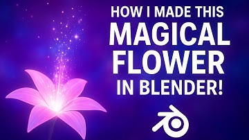 How I Made This Magical 3D Flower in Blender | Stunning Particle Animation Tutorial