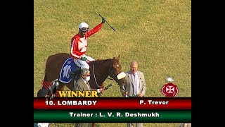 Lombardy with P Trevor up wins The HRC Golconda Derby Stakes Gr 1 2021