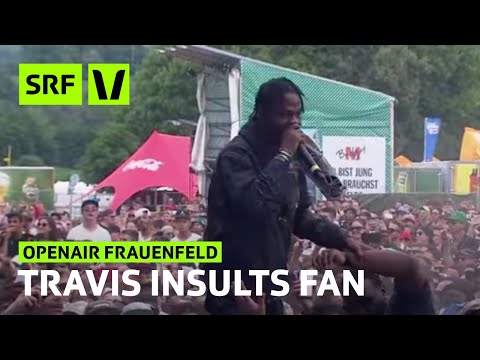 Openair Frauenfeld: Travis Scott spuckt wegen Sneaker auf Fan | Festivalsommer 2015 | SRF Virus