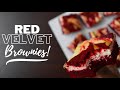 RED VELVET BROWNIES with Cream Cheese Swirl!!!