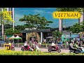 Walking in Vietnam. Ho Chi Minh City walk from 1st to 10th District. Binaural Audio[4K walking tour]