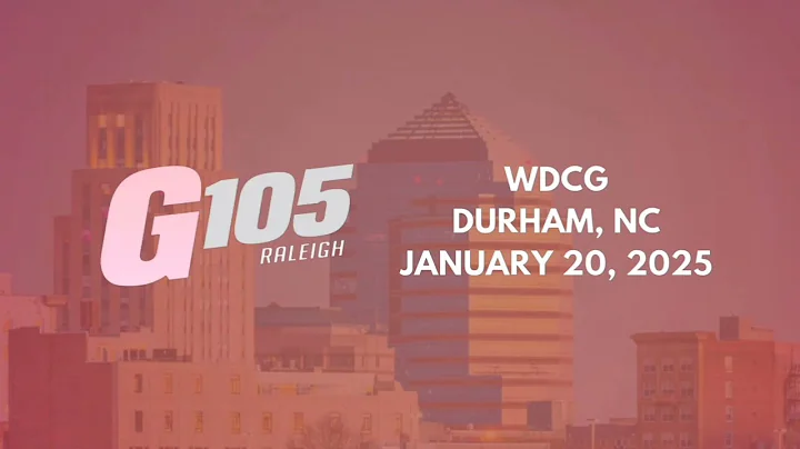 WDCG Durham, NC (G105) | Hourly Station ID & Jingle | January 20, 2025