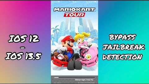 MARIO KART TOUR CRASH FIX!! How to BYPASS Jailbreak détection. IOS 12-14.3