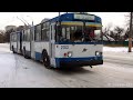 Черкасский троллейбус- Хорошо скользят 29.01.2014